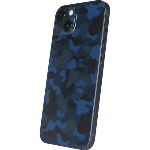 Blue Street Camo iPhone Skins
